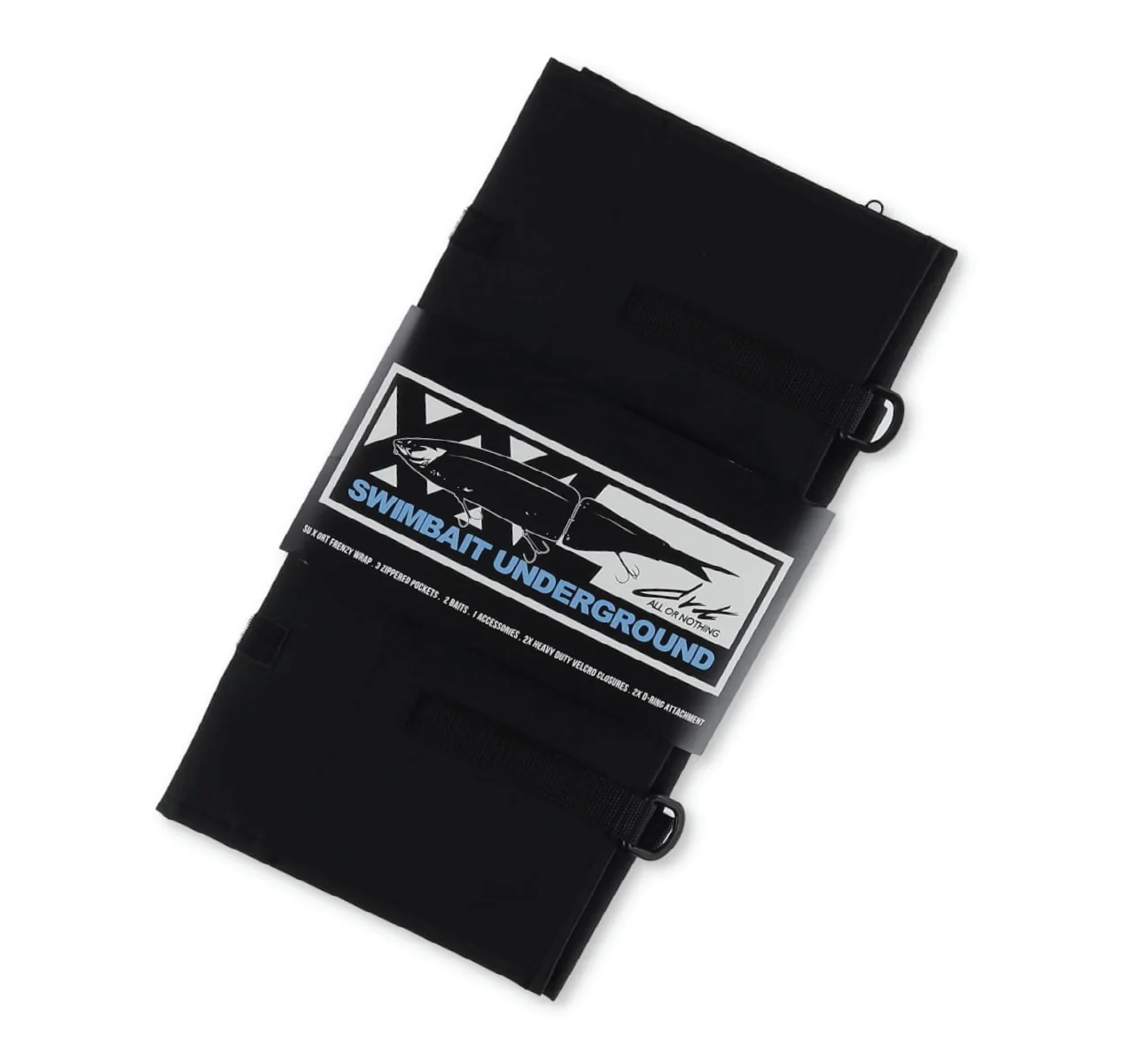 SWIMBAIT UNDERGROUND x DRT XXL BAIT WRAP - BLACK SWIMBAIT UNDERGROUND x DRT XXL BAIT WRAP - BLACK