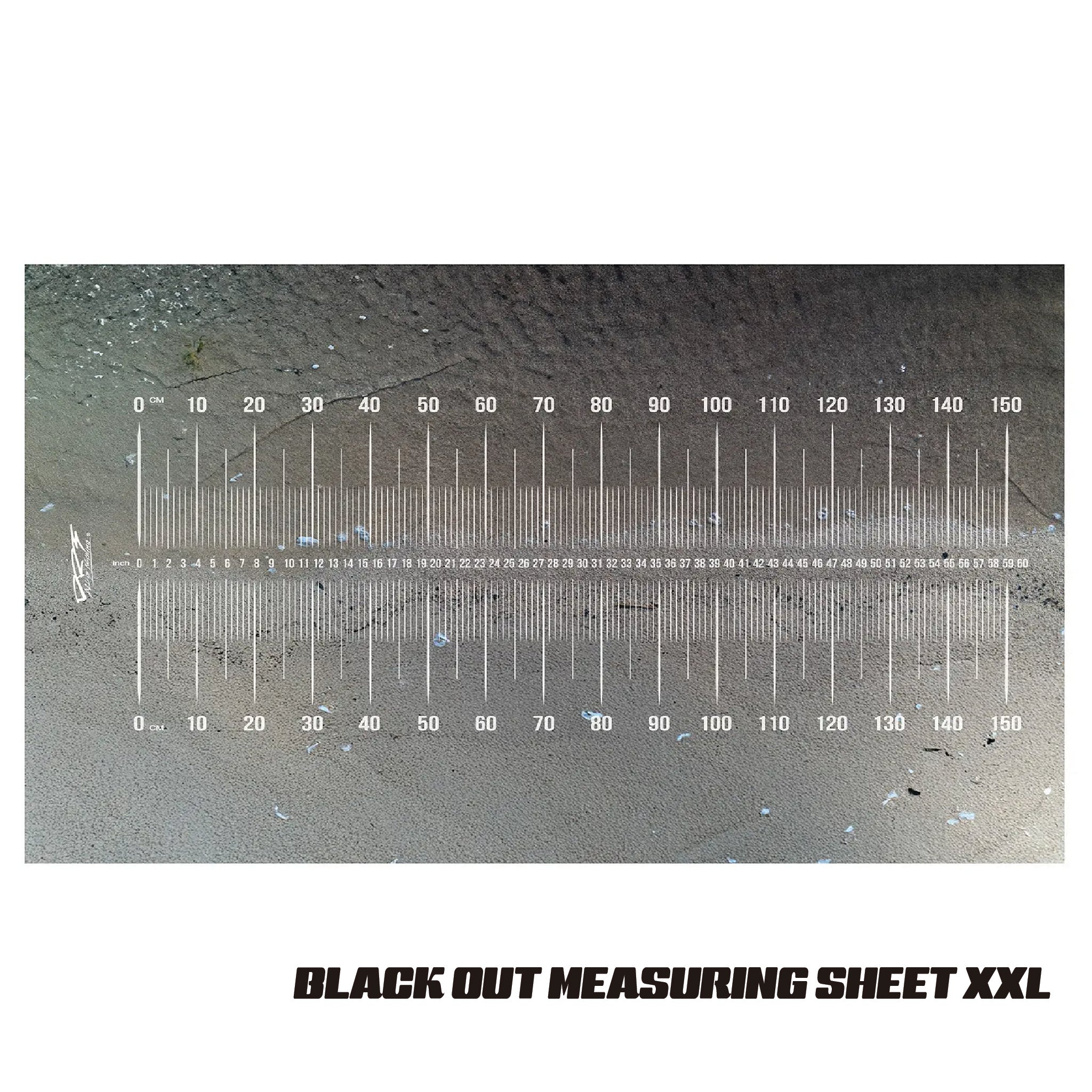 ルアー・フライ drt BLACK OUT MEASURING SHEET XXL DRT BLACK OUT MEASURING SHEET XXL