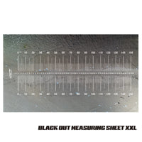 DRT BLACK OUT MEASURING SHEET XXL