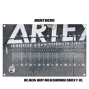 DRT BLACKOUT MEASURING SHEET XL